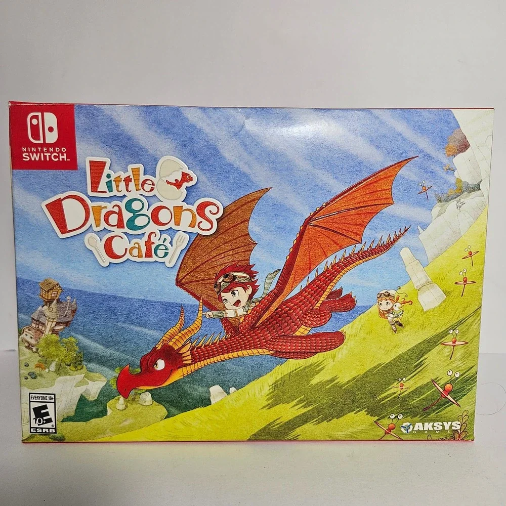 Little Dragons Cafe Limited Edition Nintendo Switch Game Plush Cards NO GAME